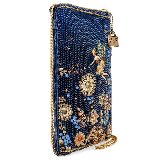 Mary Frances Fairy Dust Hand Beaded Crossbody Clutch Phone Bag Purse - Picture 3 of 7